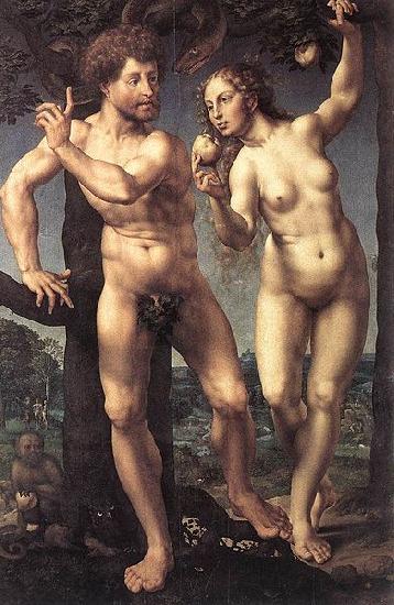 Jan Gossaert Mabuse Jan Gossaert Adam Eve oil painting image
